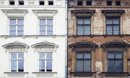 Fassadensanierung Wien - vorher nachher